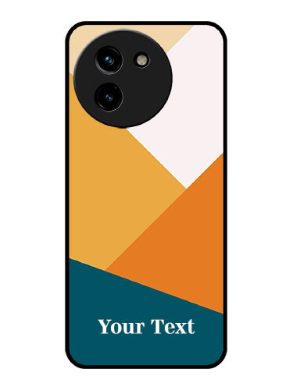 Custom Vivo T3X 5G Custom Glass Phone CaseStacked Multi - Colour Design