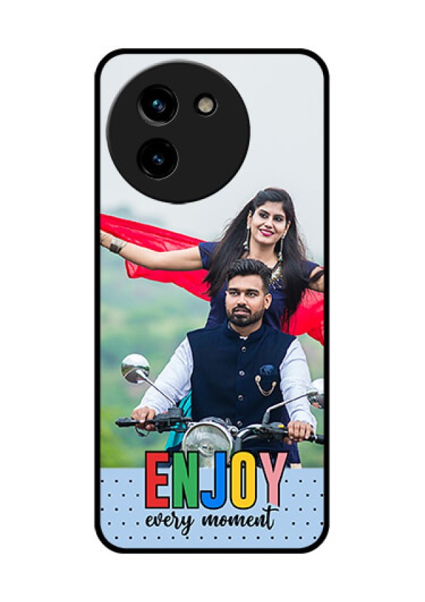 Vivo T3X 5G Custom Glass Phone CaseEnjoy Every Moment Design
