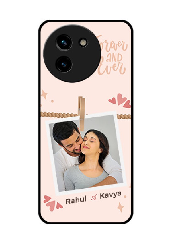 Vivo T3X 5G Custom Glass Phone CaseForever And Ever Love Design
