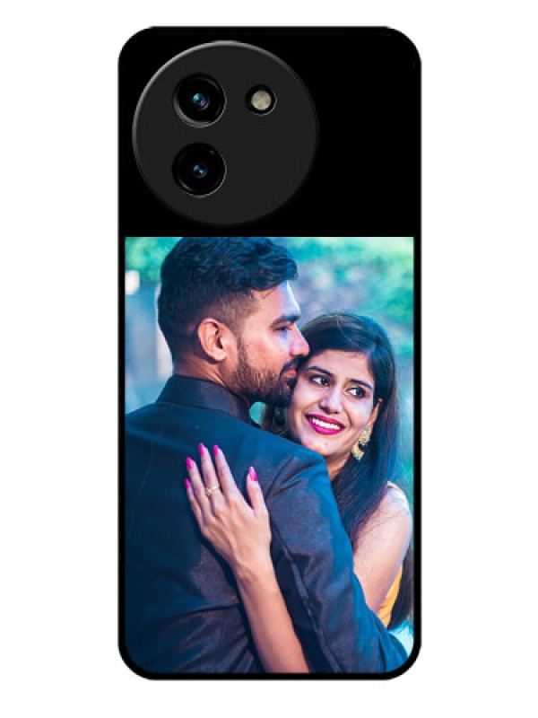 Custom Vivo T3X 5G Custom Glass Phone Case - Upload Full Picture With Custom Color Design