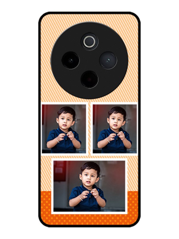 Custom Vivo T4 5G Custom Glass Phone Case - Bulk Photos Upload Design