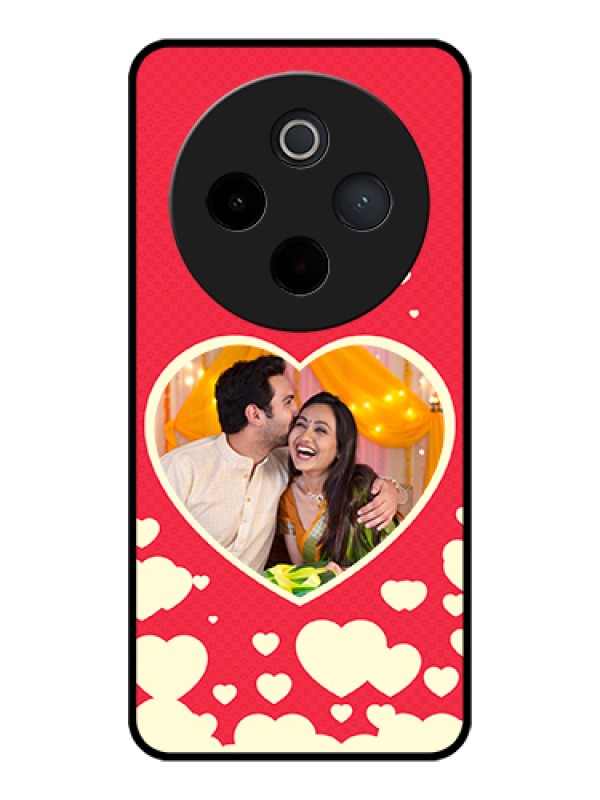 Custom Vivo T4 5G Custom Glass Phone Case - Love Symbols Phone Cover Design