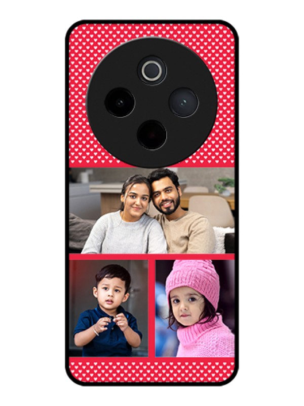 Custom Vivo T4 5G Custom Glass Phone Case - Bulk Photo Upload Design