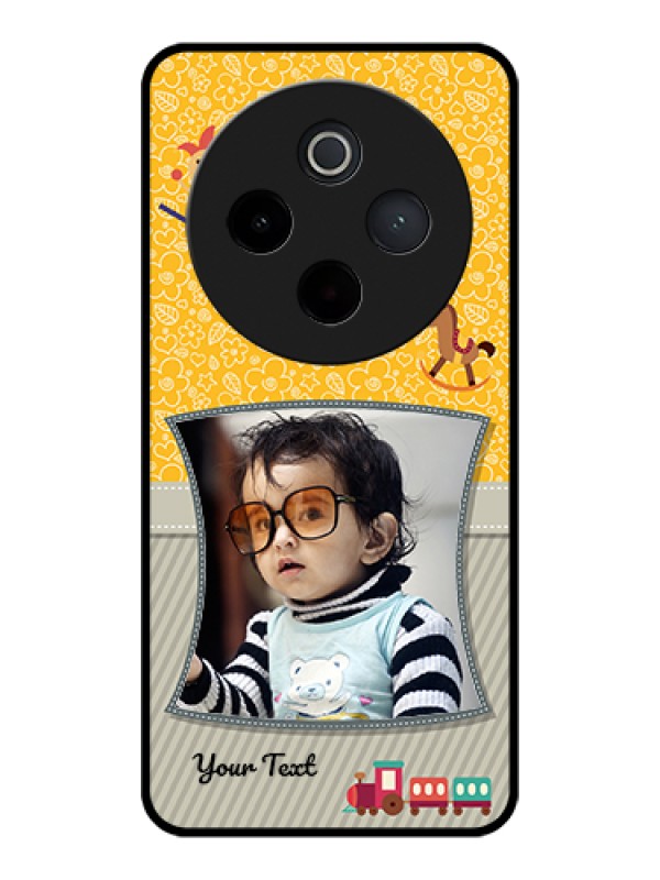 Custom Vivo T4 5G Custom Glass Phone Case - Baby Picture Upload Design