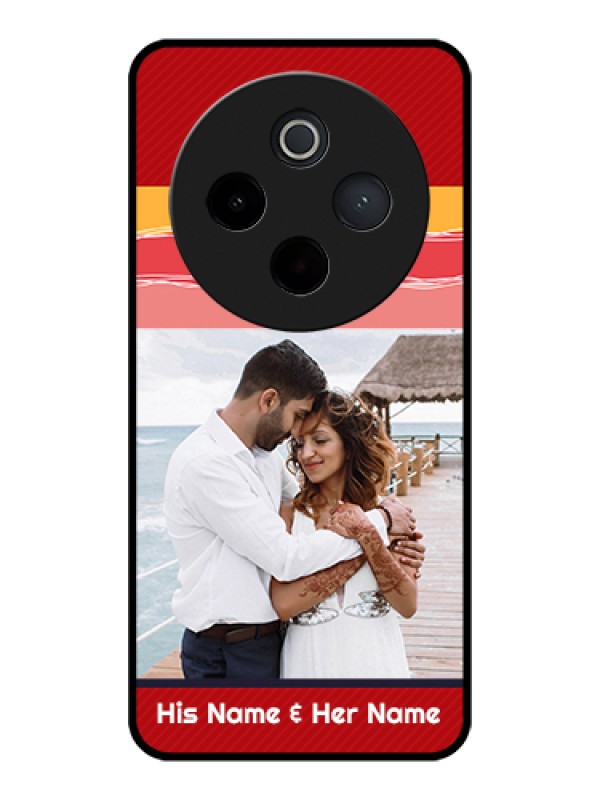 Custom Vivo T4 5G Custom Glass Phone Case - Colorful Case Design