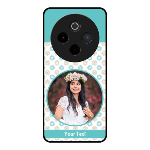 Vivo T4 5G Custom Glass Phone Case - Beautiful Flowers Design Vivo T4 5G Custom Glass Phone Case - Beautiful Flowers Design