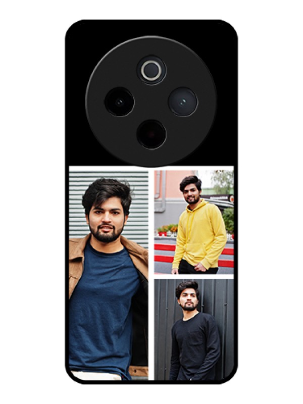 Custom Vivo T4 5G Custom Glass Phone Case - Upload Multiple Picture Design