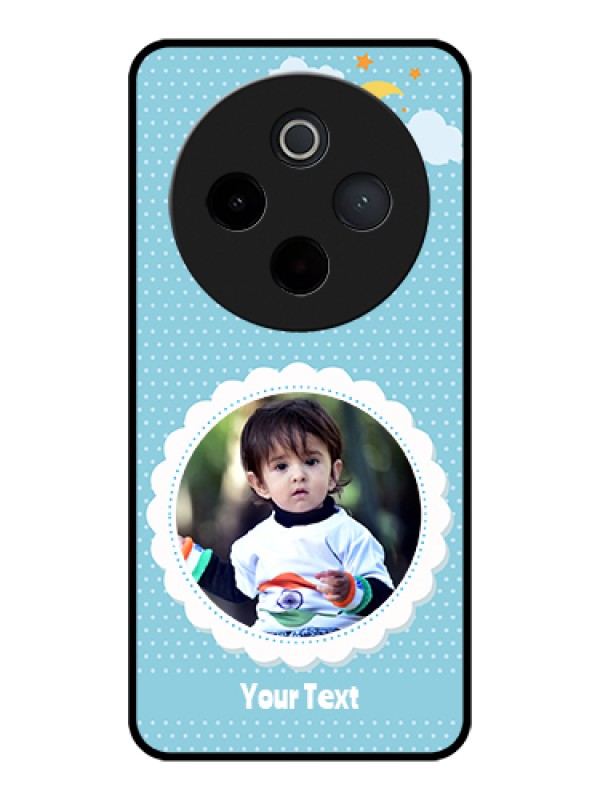 Custom Vivo T4 5G Custom Glass Phone Case - Violet Pattern Design