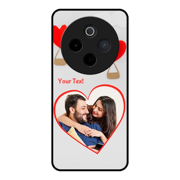 Vivo T4 5G Custom Glass Phone Case - Parachute Love Design Vivo T4 5G Custom Glass Phone Case - Parachute Love Design