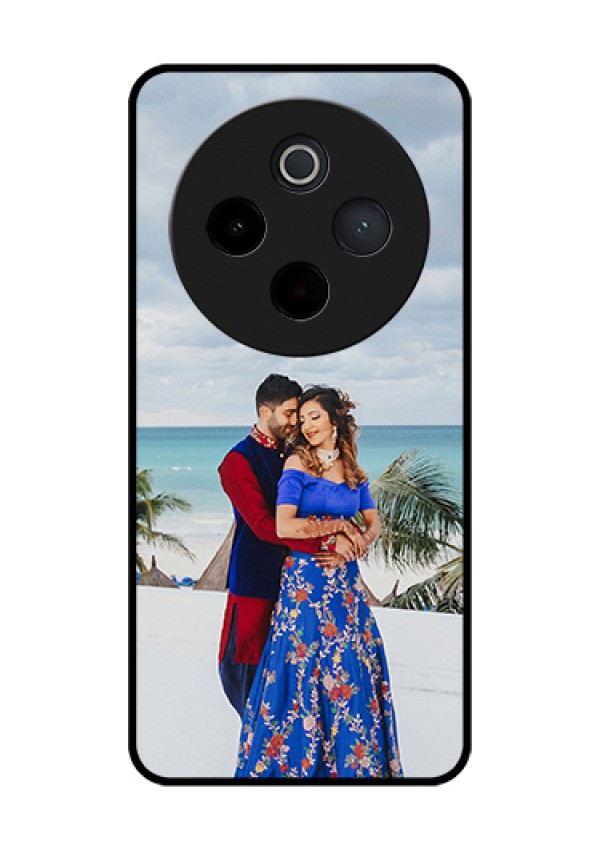 Vivo T4 5G Custom Glass Phone Case - Upload Full Picture Design