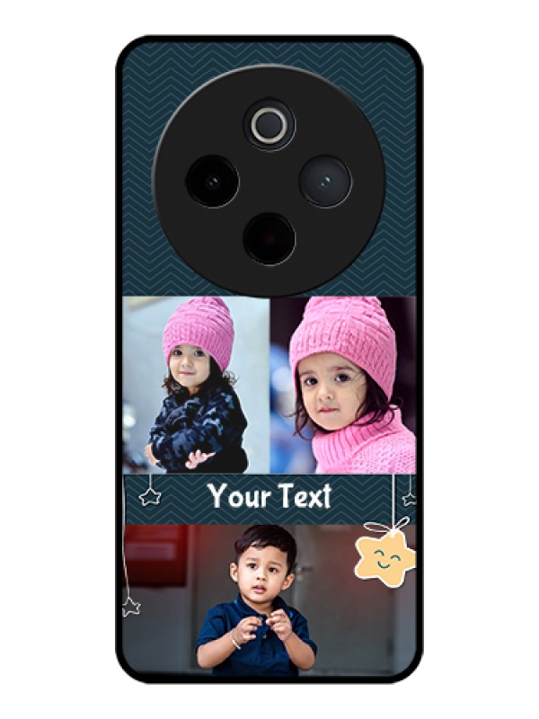 Custom Vivo T4 5G Custom Glass Phone Case - Hanging Stars Design