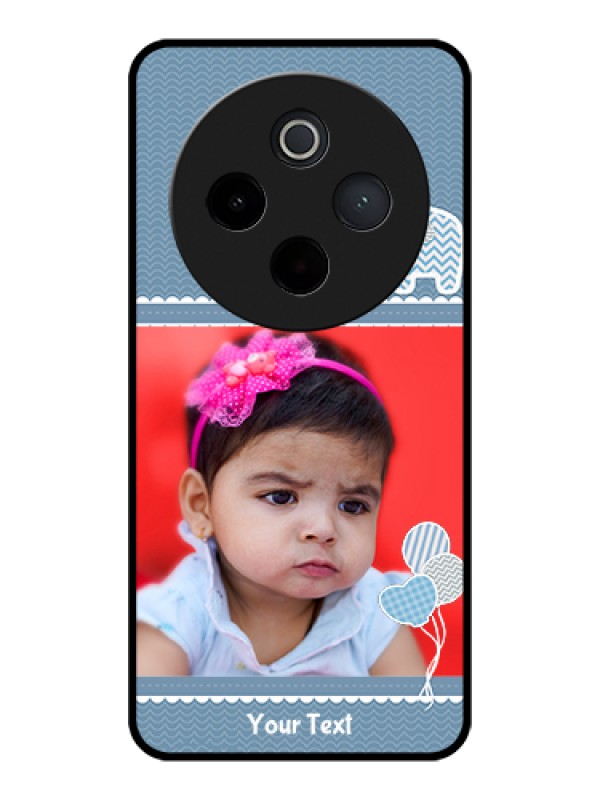 Custom Vivo T4 5G Custom Glass Phone Case - With Kids Pattern Design