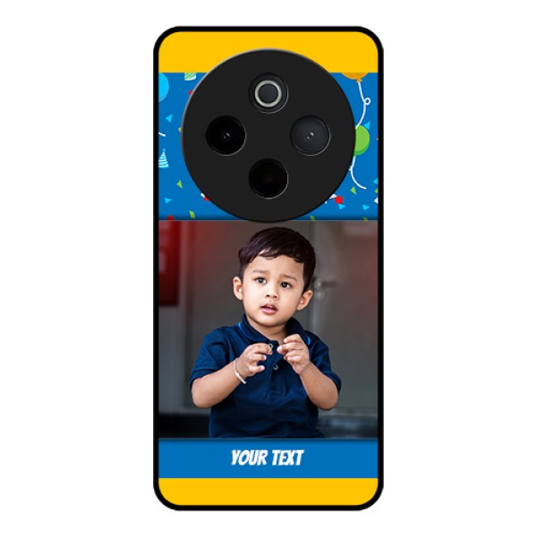 Vivo T4 5G Custom Glass Phone Case - Birthday Wishes Design