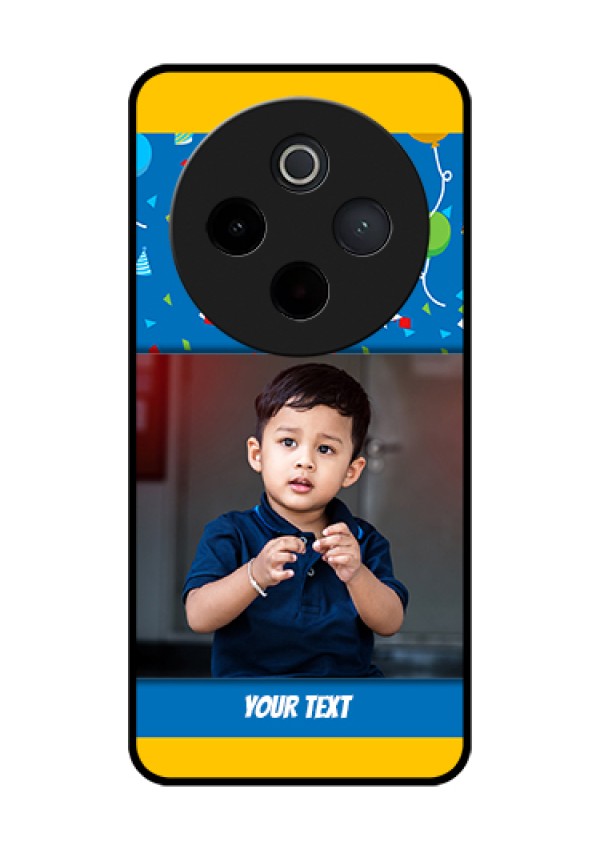 Vivo T4 5G Custom Glass Phone Case - Birthday Wishes Design