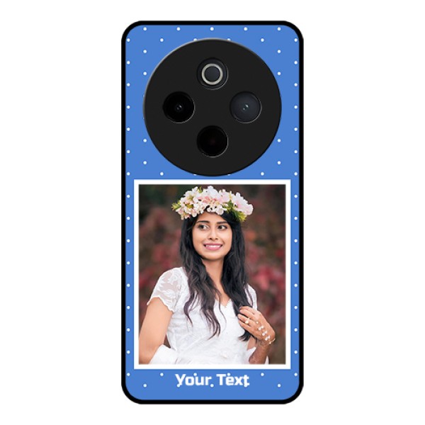 Vivo T4 5G Custom Glass Phone Case - Polka Dots Design
