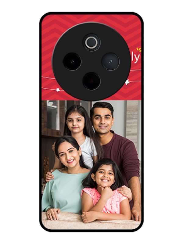 Custom Vivo T4 5G Custom Glass Phone Case - Happy Family Design