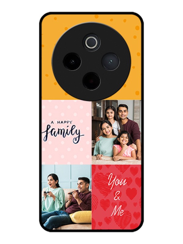 Custom Vivo T4 5G Custom Glass Phone Case - Images With Quotes Design