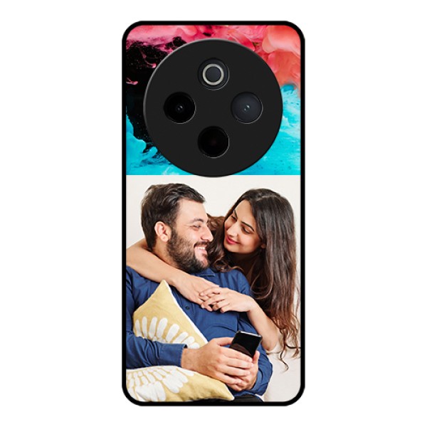 Vivo T4 5G Custom Glass Phone Case - Quote With Acrylic Painting Design Vivo T4 5G Custom Glass Phone Case - Quote With Acrylic Painting Design