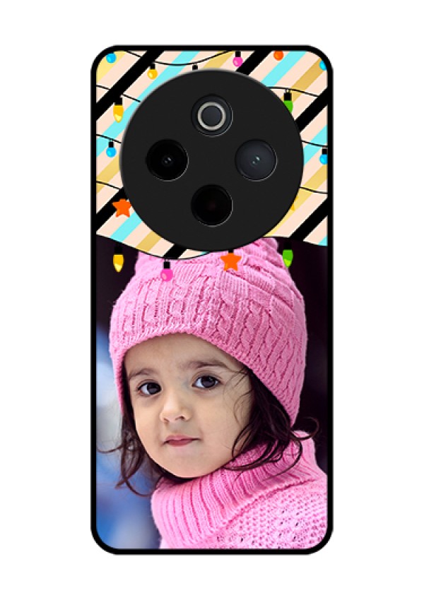Vivo T4 5G Custom Glass Phone Case - Lights Hanging Design