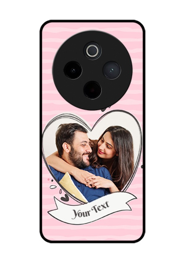 Vivo T4 5G Custom Glass Phone Case - Vintage Heart Design
