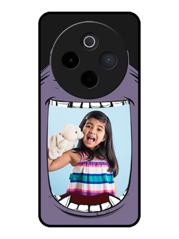 Custom Vivo T4 5G Custom Glass Phone Case - Angry Monster Design