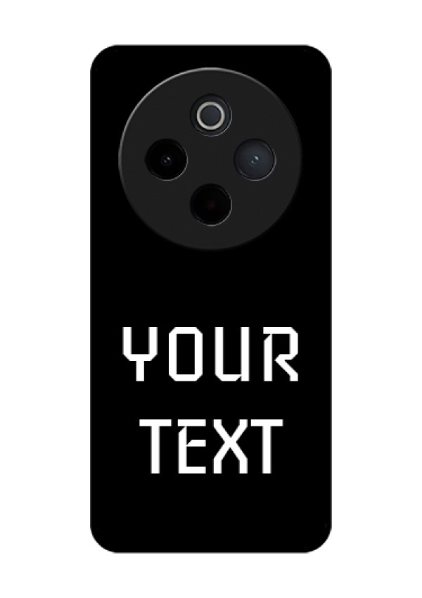 Vivo T4 5G Custom Glass Phone Case - Your Name Design