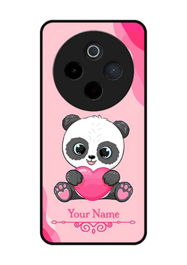 Vivo T4 5G Custom Glass Phone Case - Cute Panda Design