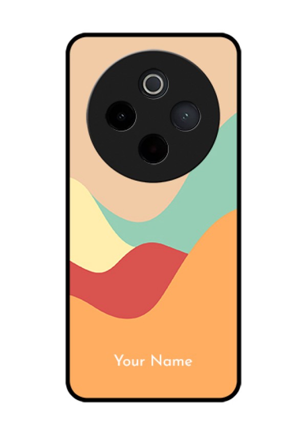 Vivo T4 5G Custom Glass Phone Case - Ocean Waves Multi - Colour Design