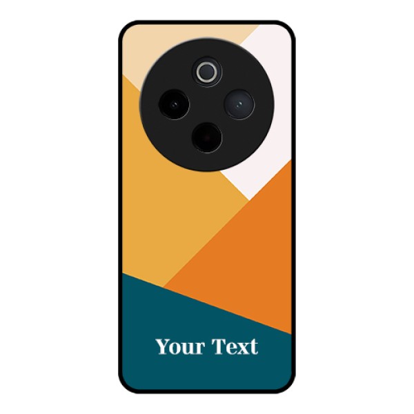 Vivo T4 5G Custom Glass Phone Case - Stacked Multi - Colour Design Vivo T4 5G Custom Glass Phone Case - Stacked Multi - Colour Design