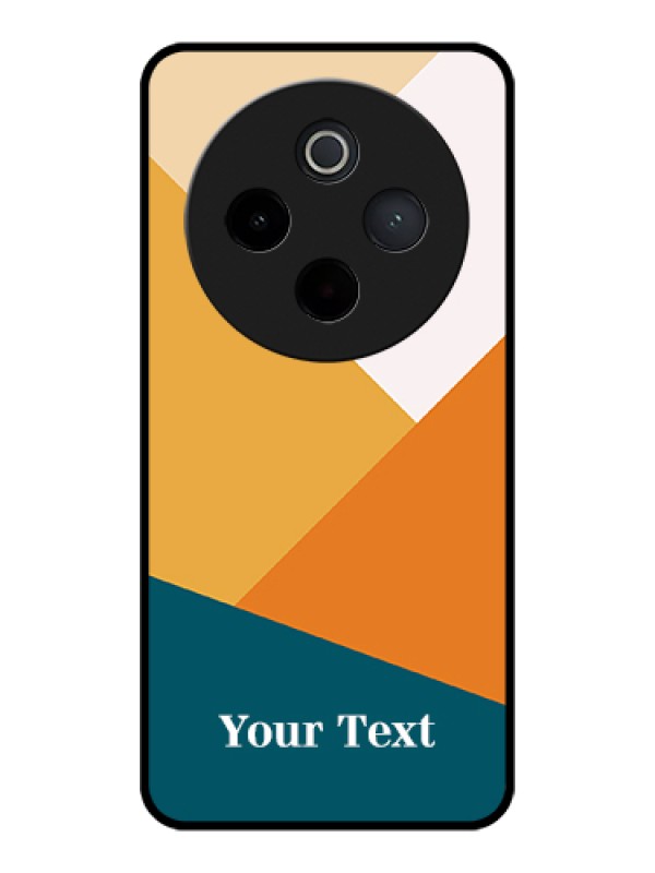 Custom Vivo T4 5G Custom Glass Phone Case - Stacked Multi - Colour Design