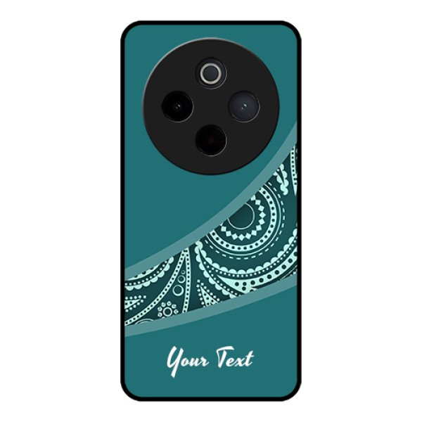 Vivo T4 5G Custom Glass Phone Case - Semi Visible Floral Design