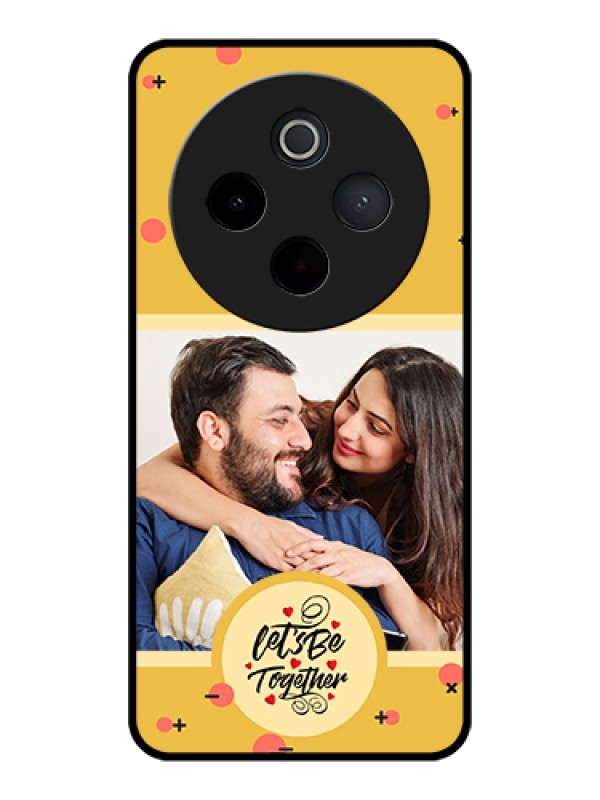 Custom Vivo T4 5G Custom Glass Phone Case - Lets Be Together Design