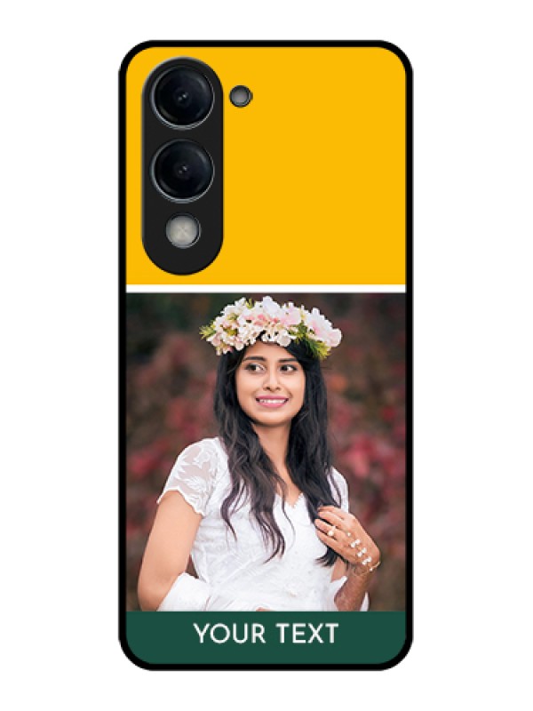 Custom Vivo T4 Lite Custom Glass Phone Case - Love You Design