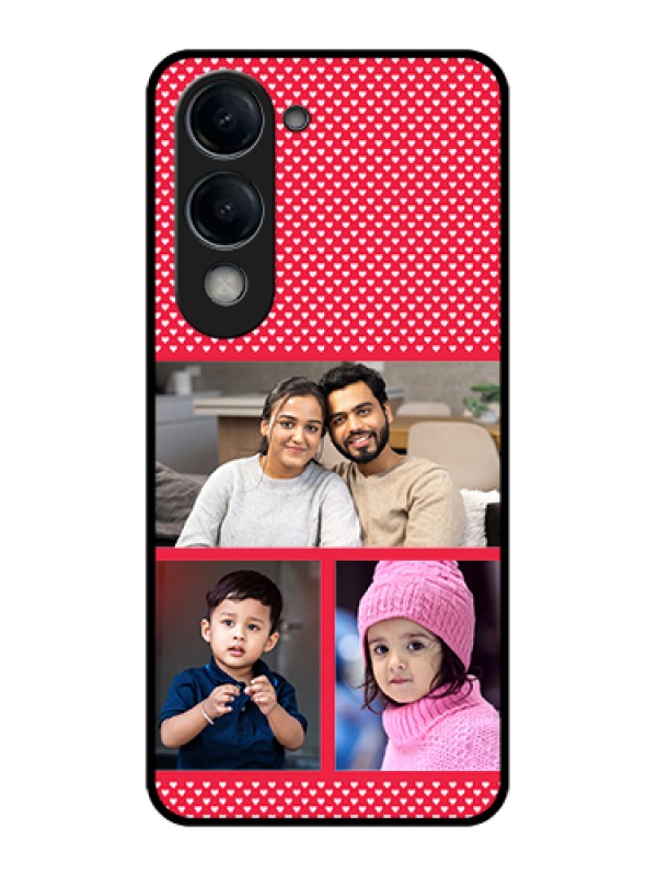 Custom Vivo T4 Lite Custom Glass Phone Case - Bulk Photo Upload Design