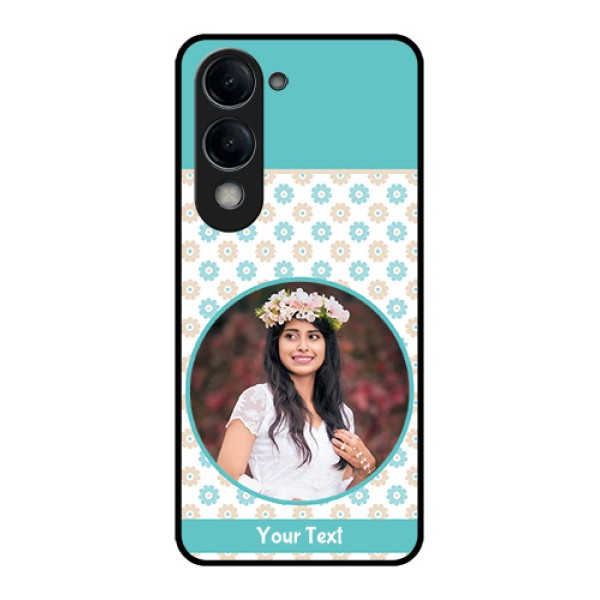 Vivo T4 Lite Custom Glass Phone Case - Beautiful Flowers Design Vivo T4 Lite Custom Glass Phone Case - Beautiful Flowers Design
