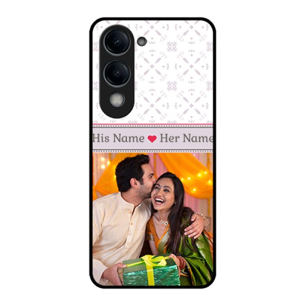 Vivo T4 Lite Custom Glass Phone Case - With Photo And Ethnic Design Vivo T4 Lite Custom Glass Phone Case - With Photo And Ethnic Design