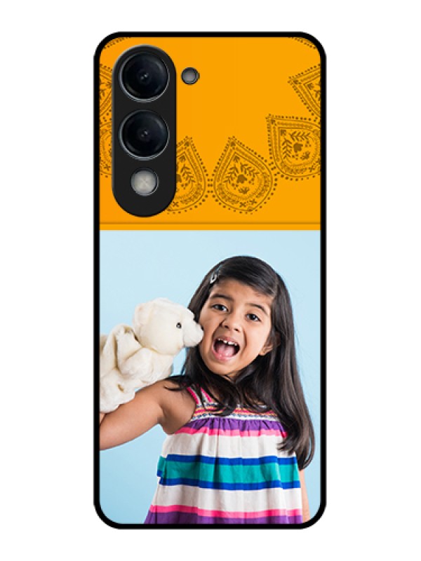 Custom Vivo T4 Lite Custom Glass Phone Case - Photo Wedding Design