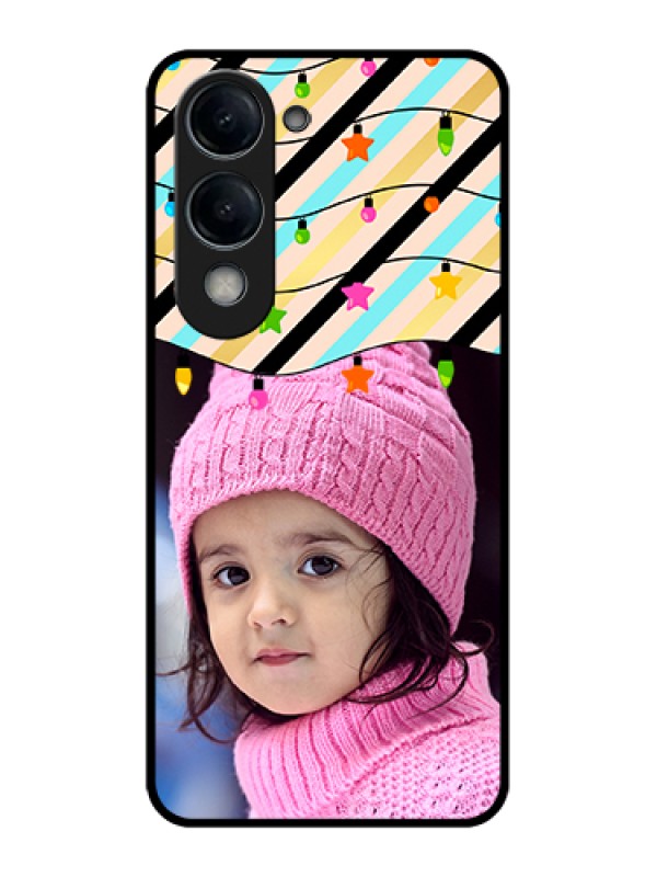 Custom Vivo T4 Lite Custom Glass Phone Case - Lights Hanging Design