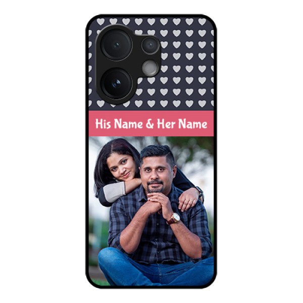 Vivo T4 Pro 5G Custom Glass Phone Case - Love Symbols Design
