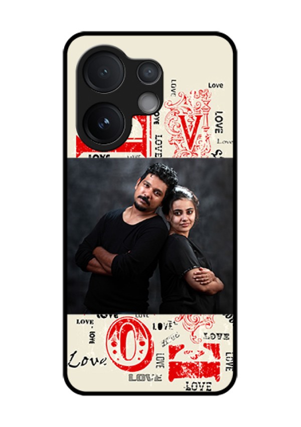Vivo T4 Pro 5G Custom Glass Phone Case - Trendy Love Design Case
