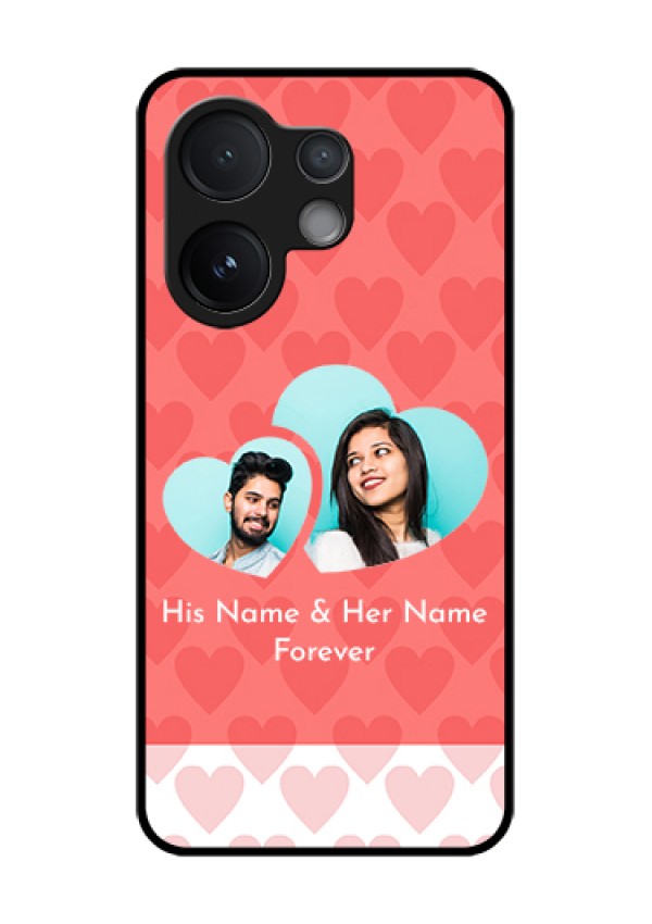 Vivo T4 Pro 5G Custom Glass Phone Case - Couple Pic Upload Design