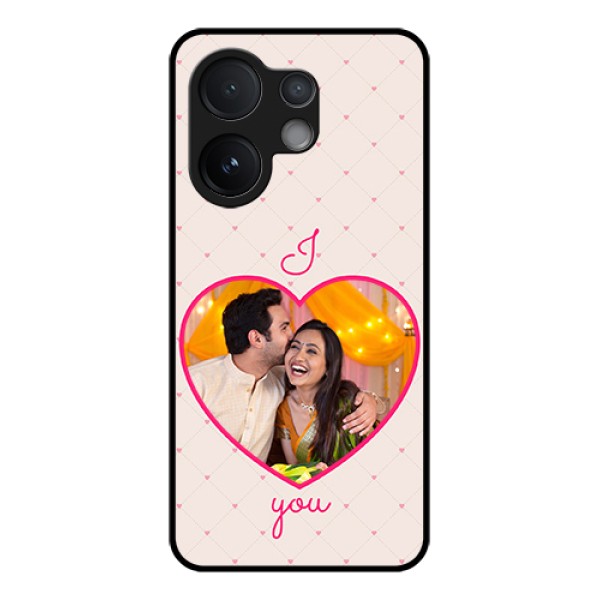 Vivo T4 Pro 5G Custom Glass Phone Case - Heart Shape Design