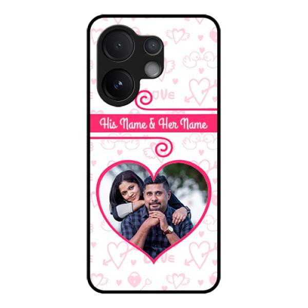 Vivo T4 Pro 5G Custom Glass Phone Case - Heart Shape Love Design Vivo T4 Pro 5G Custom Glass Phone Case - Heart Shape Love Design