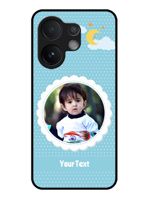 Custom Vivo T4 Pro 5G Custom Glass Phone Case - Violet Pattern Design