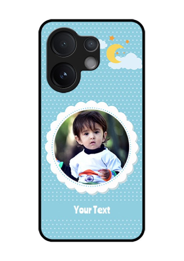 Vivo T4 Pro 5G Custom Glass Phone Case - Violet Pattern Design