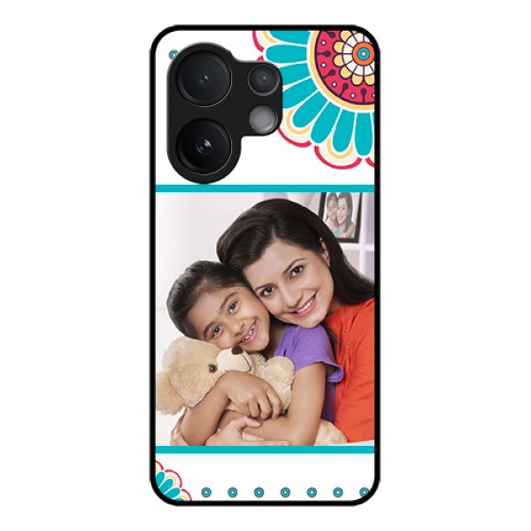 Vivo T4 Pro 5G Custom Glass Phone Case - Flower Design