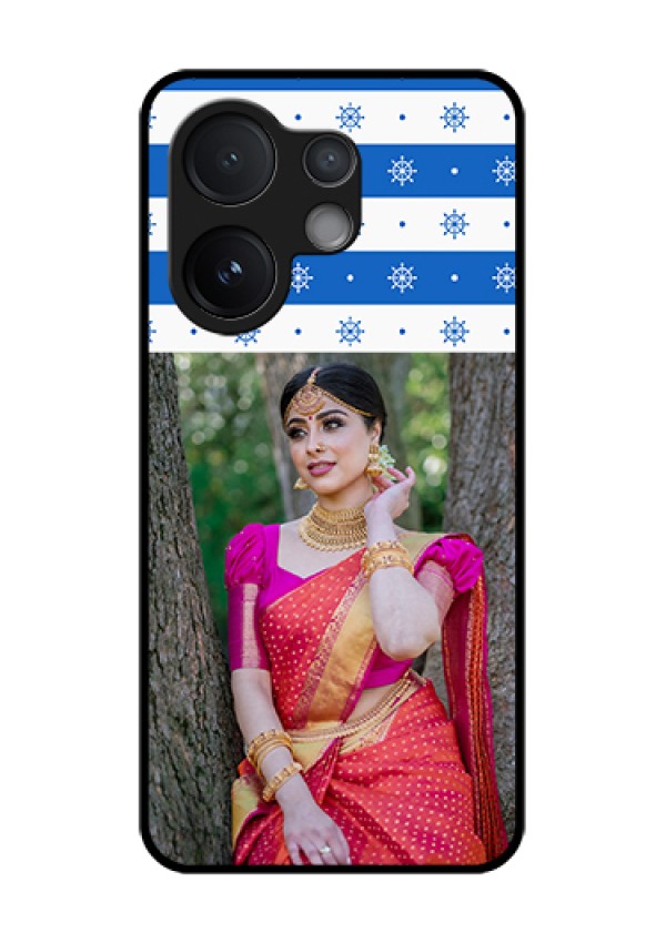 Vivo T4 Pro 5G Custom Glass Phone Case - Snow Pattern Design
