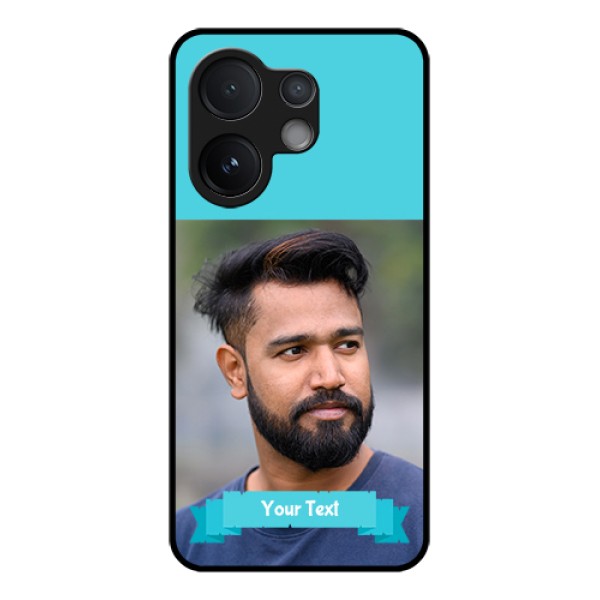 Vivo T4 Pro 5G Custom Glass Phone Case - Blue Color Design Vivo T4 Pro 5G Custom Glass Phone Case - Blue Color Design