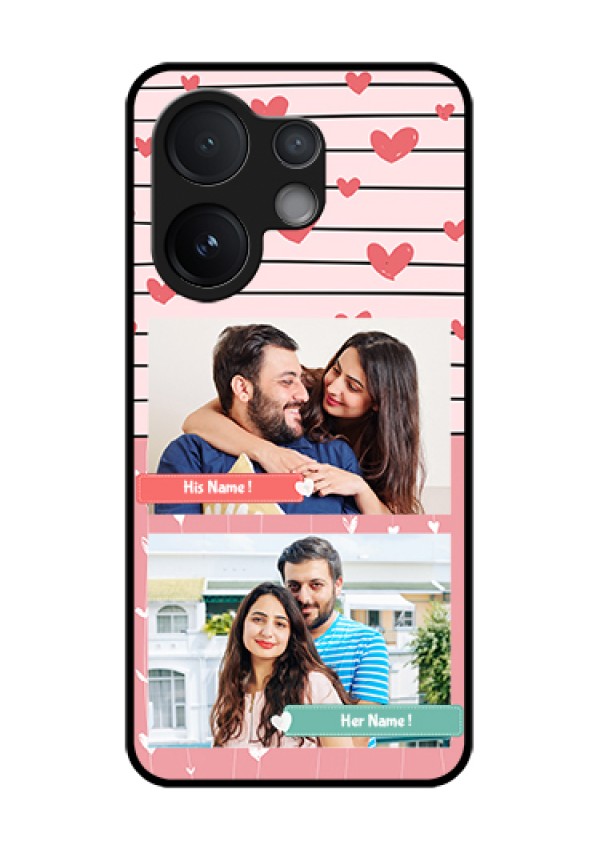 Vivo T4 Pro 5G Custom Glass Phone Case - Photo With Heart Design