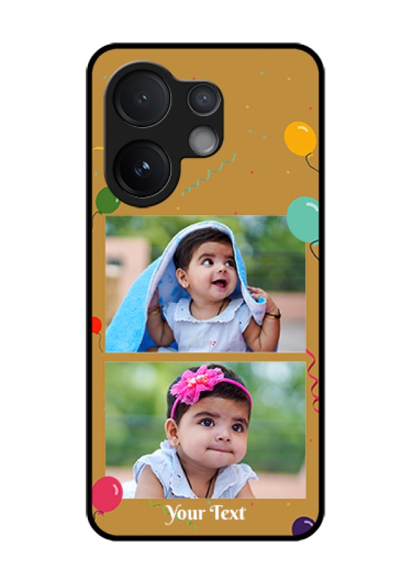 Vivo T4 Pro 5G Custom Glass Phone Case - Image Holder With Birthday Celebrations Design